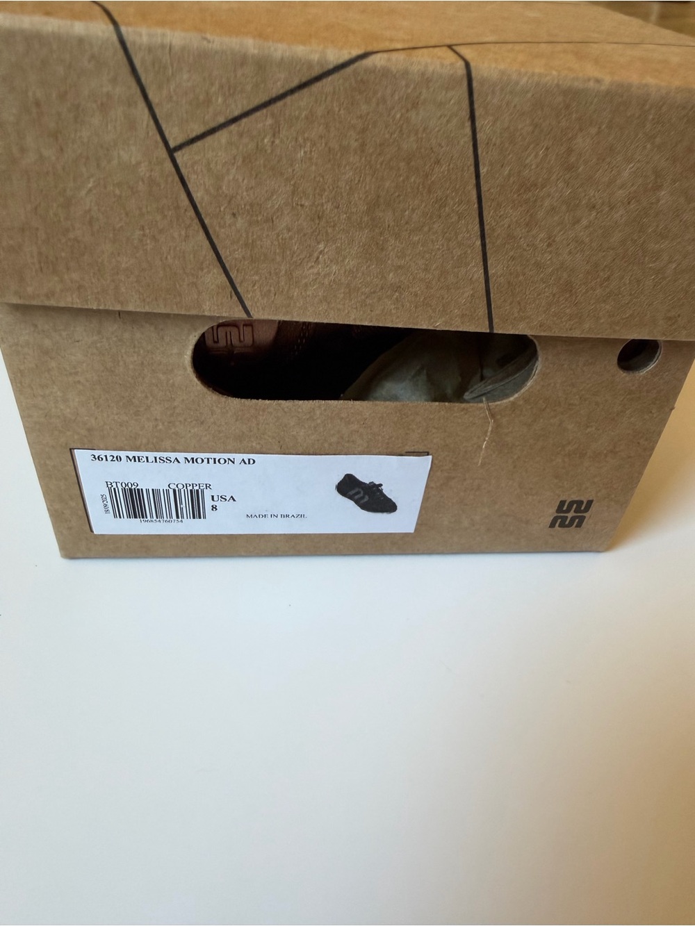 Like NEW! Melissa Motion AD Sneakers - Copper (Box) - Picture 9 of 9